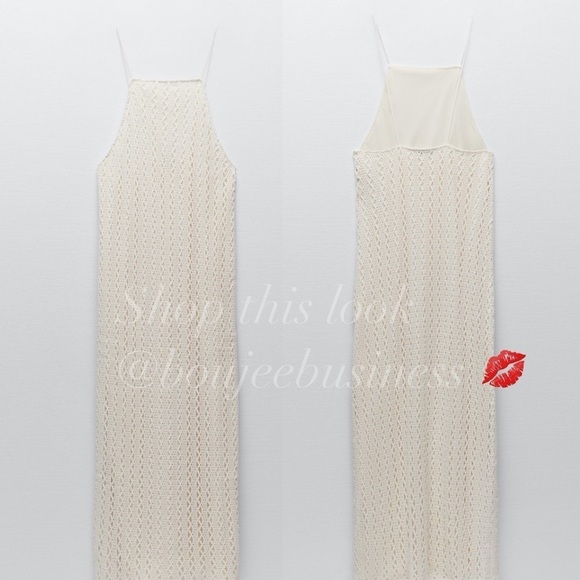 ZARA Crocheted Halter Dress - Picture 9 of 9
